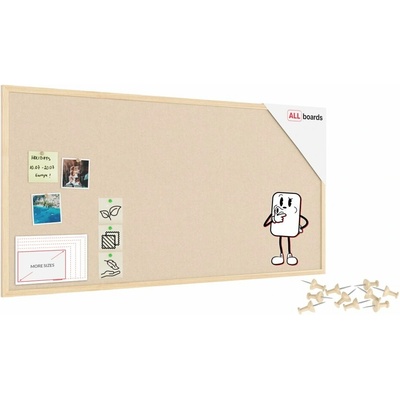 Allboards TFCAMEL126C Textilní tabule 120 × 60 cm