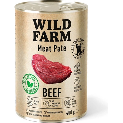 Wild Farm Pate Beef 400 g