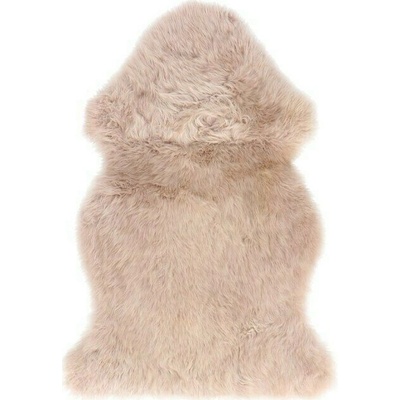 Dekoračná kožušina, pravá ovčia koža, 60 × 90 cm, béžová, 06-4-871-05