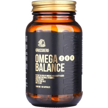 Grassberg Omega 3-6-9 Balance, 1000 mg, 60 капсули, Grassberg (7218)