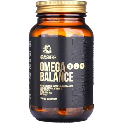 Grassberg Omega 3-6-9 Balance, 1000 mg, 60 капсули, Grassberg (7218)