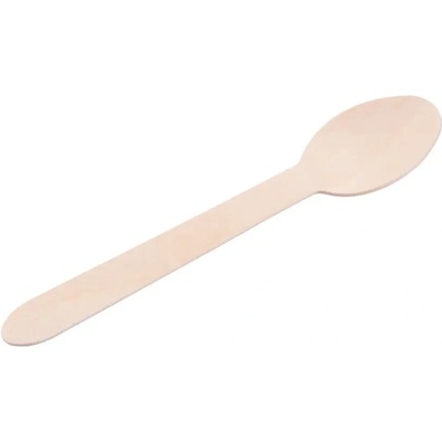 Lyžica MagicHome Woodline ECO Gastro, drevená, príborová, 160 mm, bal. 100 ks, 100% Natural