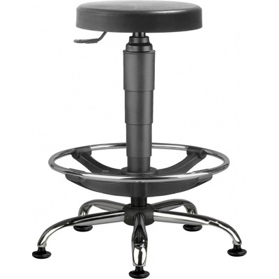 ANTARES 1290 8159 PU TABURET, chrom, extend, kluzáky
