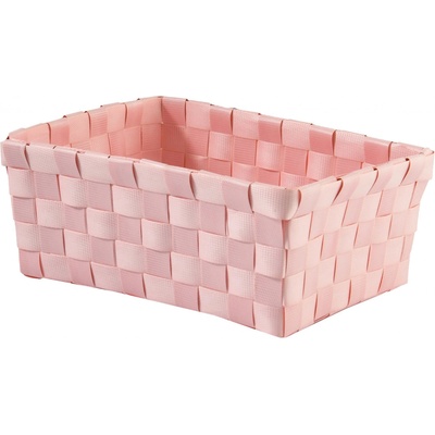 MSV úložný organizér, pastelově růžový, PP, 19 x 14 x 8 cm 434MSV