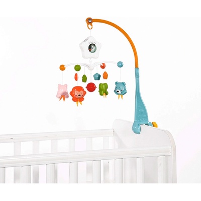 Lorelli Музикална въртележка lorelli happy animals, Син - Код l11562 (l11562-103102600001-3800151969310)