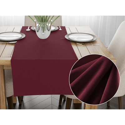 Biante Zamatový behúň Velvet Prémium SVP-010 Tmavo vínový 35x140 cm