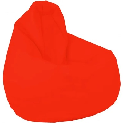 Pufrelax Калъф за пуф круша, 220л. , Nirvana Hobbit - Panama Neon Orange, (Не съдържа пълнеж), водоустойчив