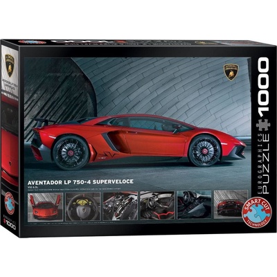 Eurographics Lamborghini Aventador LP 750-4 1000 dielov