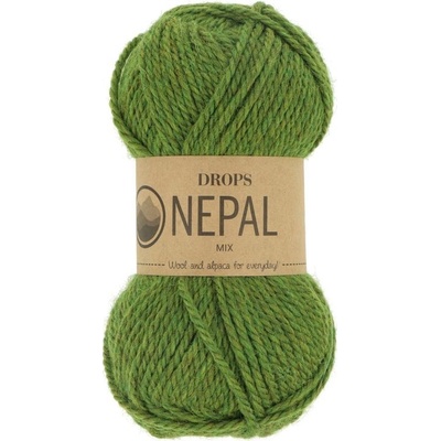 Drops Nepal MIX 7238 melírovaná zelená