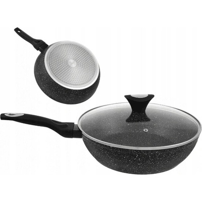 Klausberg Tradiční pánev Marmo 28 cm granitová