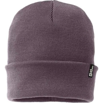 Jack Wolfskin RIB Unisex zimní čepice fialová