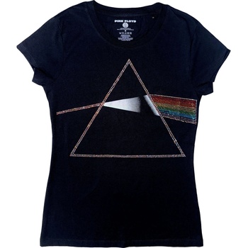 Pink Floyd Dark Side of the Moon Embellished Black M Дамски Риза (PFTEE154LB02)