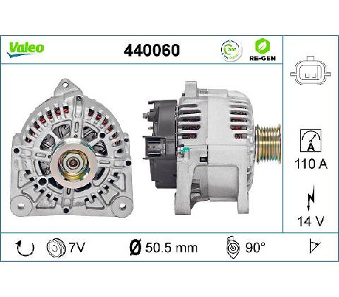 Alternátor VALEO 440060
