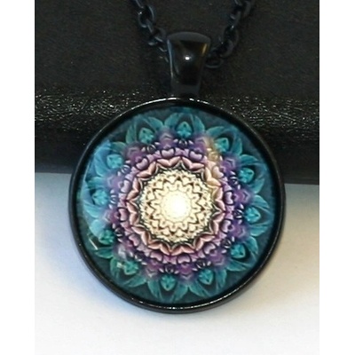 Fashion Jewerly Řetízek amulet mandala, květ, lotos, yoga, namaste 2071