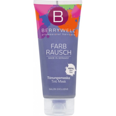 Berrywell farebná maska na vlasy Farbrausch Tint Mask kristall 201 ml