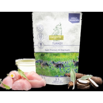 isegrim Monoprotein - Висококачествен пауч за израснали кучета с пуешко месо, 410 гр