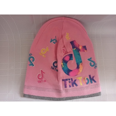 dívčí čepice Tik Tok světle růžová