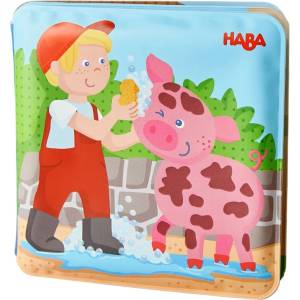HABA Играчка за баня Haba - Магическа книжка, Ферма (304707)