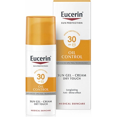 Eucerin Sun Oil Control Sun Gel Dry Touch opaľovací gél na tvár SPF30 50 ml