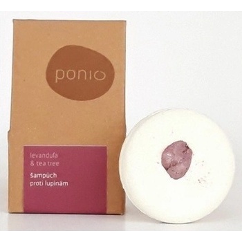 Ponio tuhý šampon Levandule & tea tree 60 g