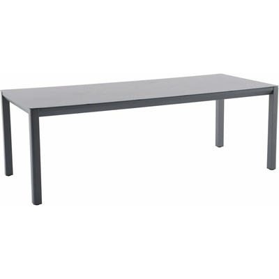 Sunfun Maja FTA31134L Záhradný stôl, 220 × 90 × 74 cm, hliník, sklo