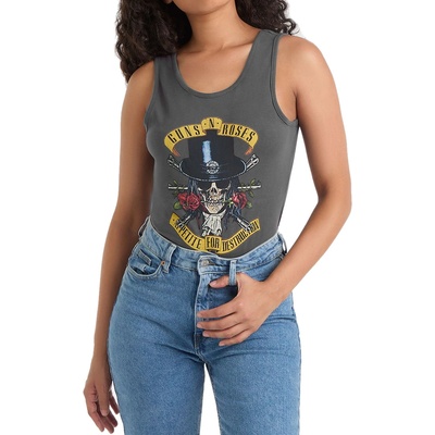 AMPLIFIED Дамски боди Guns N' Roses - TOPHAT SKULL - AMPLIFIED - ZAV853H32