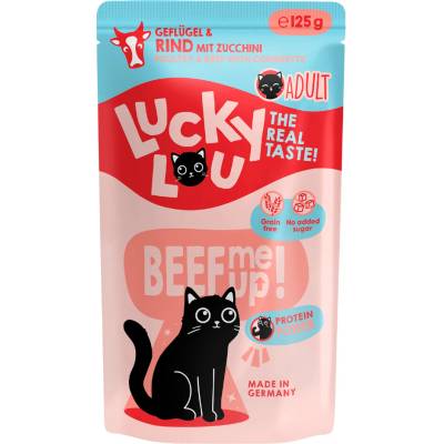 Lucky Lou Adult 16 x hydinové a hovädzie 125 g