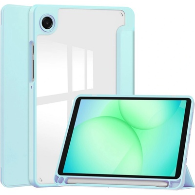 Vsetkonamobil 129968 CRYSTAL Zaklápací obal pre Samsung Galaxy Tab A11 svetlomodrý