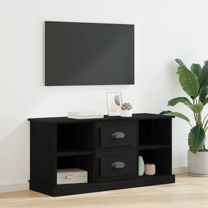 vidaXL ТВ шкаф 99, 5 x 35, 5 x 48 см Черния дъб Инженерна дървесина (881380)