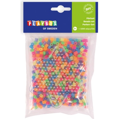 Playbox Zažehlovací korálky - Hvězda 1000ks
