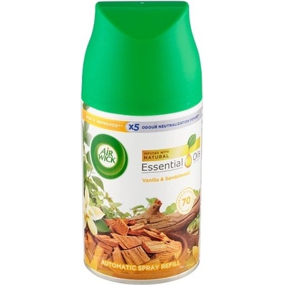 Air Wick Freshmatic Náplň do osvěžovače vzduchu vanilka a santalové dřevo 250 ml