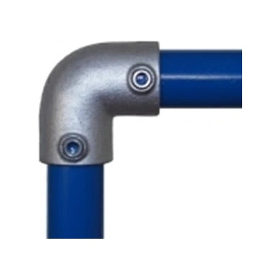 Konstrukční fitinka, spojka ocelových trubek pr. 48,3 mm | pr. 42,4 mm – redukční koleno 125-RD48/C42