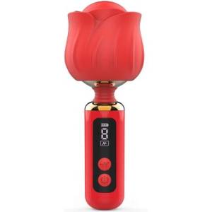 Guilty China Мини вибро масажор и стимулатор "luxury red bloom" 12.6 см