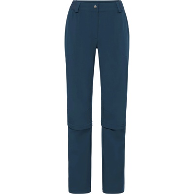 Vaude Дамски панталон със свалящи крачоли Vaude Women's Farley Stretch Zip Off Capri Pants Walking trousers - Dark Sea - размер 46 (110-1688-0417)