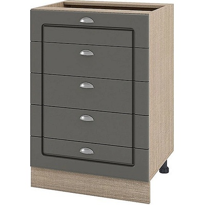 ИРИМ Долен кухненски шкаф Сити МФ-Цимент мат-06-29 60 см