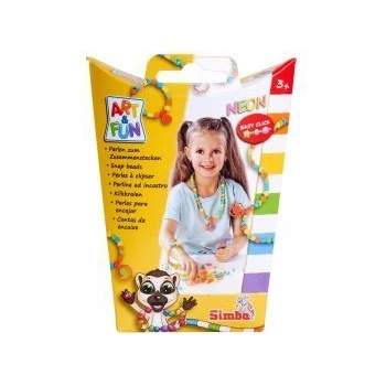 Simba Toys Art&Fun: Комплект мъниста Neon Snap - 250 броя