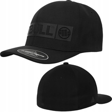 PitBull West Coast Full Cap HILLTOP stretch fitted black čierna