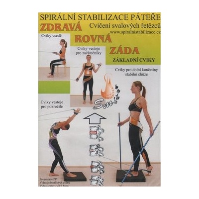 Spirální stabilizace páteře - Zdravá rovná záda - Cvičení svalových řetězců - Richard Smíšek , Kateřina Smíšková , Zuzana Smíšková