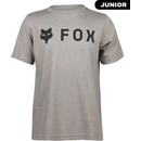 Fox Yth Absolute Ss Tee Heather Graphite