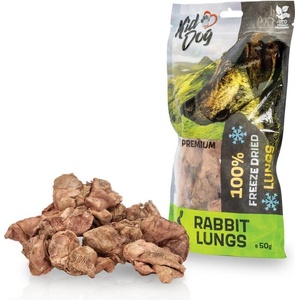KIDDOG Super Premium 100% Заешки бели дробове, сушени чрез замразяване, 50 g