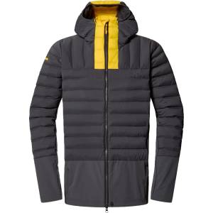 Haglöfs Мъжко пухено яке Haglöfs L. I. M ZT II Light Liner Down jacket - Magnetite / Tech Yellow (004-6759-0113)