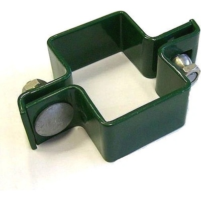 Objímka pro sloupek 60x40 -průběžná -zelená
