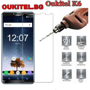OUKITEL СТЪКЛЕН screen ПРОТЕКТОР ЗА oukitel k6 (tg-k6)