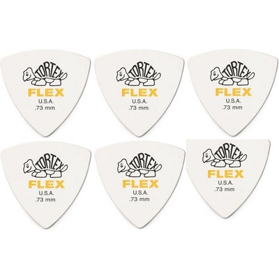 Dunlop 456R 0.73 Tortex Flex Triangle SET Trsátko