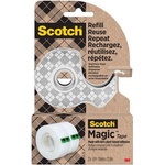 3M Самозалепваща лента на метален диспенсър с 2 ленти, 19 mm x 13, 9 m, 3M SCOTCH "Magic", прозрачна 7100334048 (7100334048)