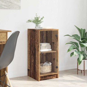 vidaXL Служебен шкаф Старо дърво 35 x 37 x 76 см Инженерна дървесина (882895)