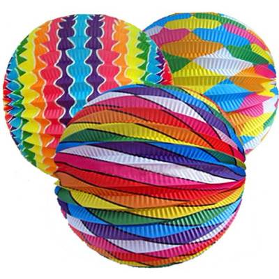 Lampión koule, průměr 25 cm, různý motiv