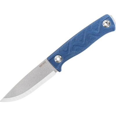 SRM Knives SRM Bushcut Blue Micarta 702T-ME