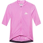CafÉ du cycliste Фланелка с къс ръкав за колоездене CAFÉ DU CYCLISTE Women's Angeline Cycling jersey - Cold Dye Ultra Violet (156-3102-0114)