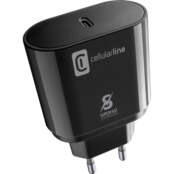 Cellularline Зарядно PD 220V USB-C 25W 8307